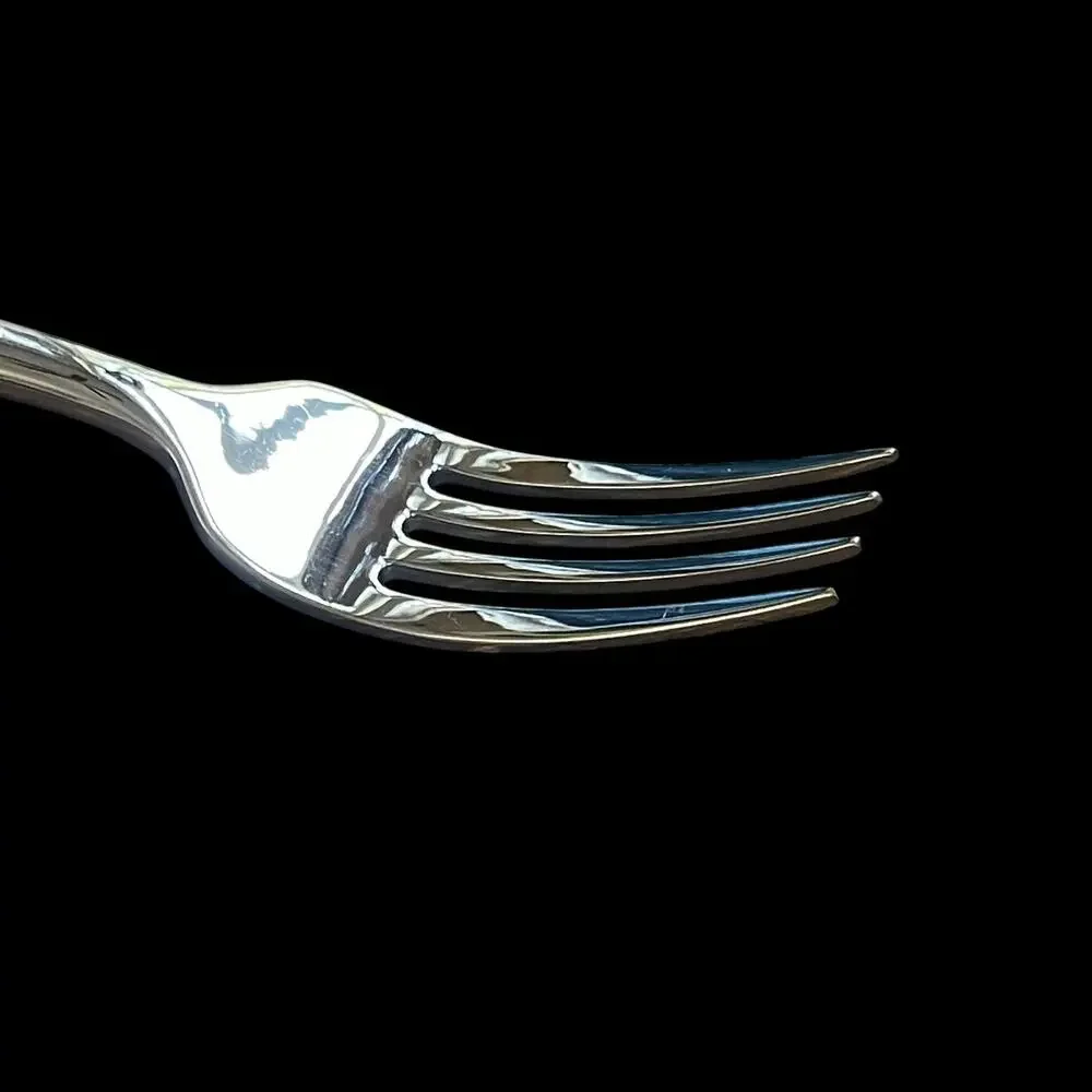 Single Crate and Barrel Uptown Mirror Finish Dinner Fork Flatware Stainless